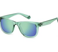 Polaroid Kind PLD 8009/N/NEU 1ED/5Z Gläser SONNENBRILLEN Plastik Grün Grün Hocken Polarisiert Spiegel