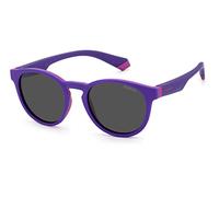 POLAROID KIDS Kinder Brille PLD 8048/S Größe 45-18 mm Lilac Violett polarisiert