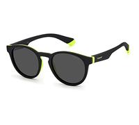 POLAROID KIDS Kinder Brille PLD 8048/S Größe 45-18 mm Schwarz Gelb polarisiert