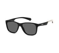 POLAROID KIDS Kinder Brille PLD 8052/S Größe 47-13 mm Schwarz Ivory polarisiert
