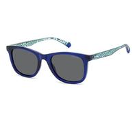POLAROID KIDS Kinder Brille PLD 8060/S Größe 46-18 mm Blau polarisiert