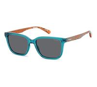 POLAROID KIDS Unisex Kinder PLD 8063/S Sonnenbrille, Türkis, 49/14/130