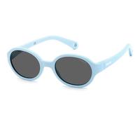POLAROID KIDS Kinder Brille PLD K004/S Größe 42-16 mm Azure polarisiert