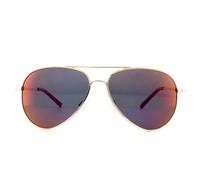 Polaroid Kindersonnenbrille PLD 8015/N J5G AI Gold Grau Rosa Spiegel Polarisiert Einheitsgröße