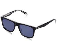Polaroid Pld 2102/s/x 7C5/C3 BLACK CRYSTL Sunglasses Men's Acetate, Standard, 55