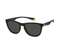 POLAROID Pld 2133/s 71C/M9 BLACK YELLOW Sunglasses Unisex Injected, Standard, 56