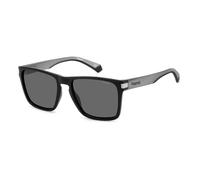 POLAROID Pld 2139/s O6W/M9 MTBLK GREY Sunglasses Unisex Polycarbonate, Standard, 18