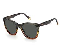 Polaroid Pld 4096/s/x XYO/M9 GREY YELLOW Sunglasses Women's Acetate, Standard, 52