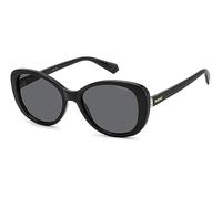 Polaroid Unisex Sonnenbrille PLD 4154/S/X 807 55/18/145 Damen Sunglasses, 807/M9 Black, 55