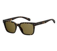Polaroid PLD 6044/S 086 HAVANA, 52, RECTANGULAR, Polarized
