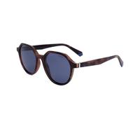 Polaroid Pld 6111/s IPR/C3 HAVANA BLUE Sunglasses Unisex Polycarbonate, Standard, 51