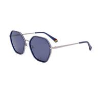 Polaroid Pld 6147/s/x PJP/C3 BLUE Sunglasses Women's Polycarbonate, Standard, 56