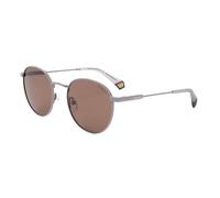 Polaroid Unisex-Sonnenbrille PLD 6171/S, Silber, 10A/SP Beige, Größe 51