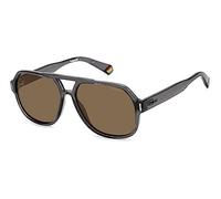 Polaroid Unisex PLD 6193/s Sunglasses, KB7/SP Grey, 57