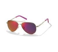 Polaroid Sonnenbrille PLD 8015/N Ai J5G 52, Unisex-Kinder, Gold/Grau-Rosa, polarisiert