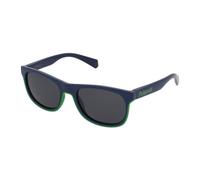 Polaroid Unisex Kinder Pld 8041/S Sonnenbrille, Rnb/M9 Blue Green, 47 EU