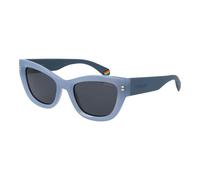 Polaroid PLD 6237/S/X MVU C3 azurblau polarisierte Sonnenbrille Einheitsgröße