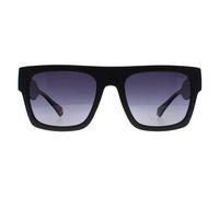 Polaroid Rechteckige Unisex-Sonnenbrille, mattes Gestell, grauer Verlauf, polarisiert PLD 6224/S/X - Schwarz Einheitsgröße
