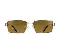 Polaroid Rechteckige Unisex-Sonnenbrille, polarisiert, Modell PLD 6255/S/X - Gold Einheitsgröße