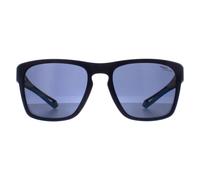 Polaroid Rectangle Herren matt blau blau polarisiert hoher Kontrast PLD 7052/S Einheitsgröße