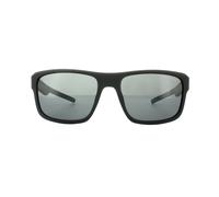Polaroid Rectangle Mens Schwarz Grau Polarisierte Sonnenbrille Einheitsgröße