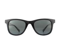 Polaroid Rectangle Mens Schwarz Grau Polarisierte Sonnenbrille Einheitsgröße