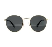 Polaroid PLD 2053/S 2F7 polarisiert Metall Rund Goldfarben/Goldfarben Sonnenbrille, Sunglasses Goldfarben/Goldfarben Mittel