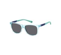 POLAROID KIDS Jungen PLD 8058/S Sonnenbrille, Azure, 46