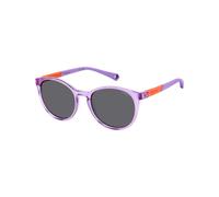 POLAROID KIDS Jungen PLD 8059/S Sonnenbrille, Flieder, 47