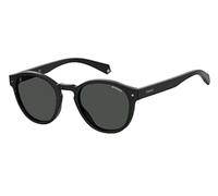 Polaroid Sonnenbrille Unisex - Erwachsene, Schwarz, Kaliber 49