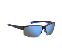 POLAROID SPORT Brille PLD 7018/N/S Größe 68-09 mm Matte Schwarz Blau polarisiert