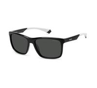 POLAROID SPORT Brille PLD 7043/S Größe 57-16 mm Schwarz Grau polarisiert