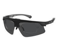 POLAROID SPORT Brille PLD 7056/CI/S Größe 99-01 mm Matte Schwarz Grau/Eye size: 99 - Bridge size: 01