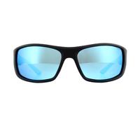 Polaroid Sport Sport Mens Mirror bleu noir mat Einheitsgröße