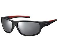 Polaroid Sports Herren Sonnenbrille - PLD 7010/S - OIT/EX - 64mm - Schwarz, Rechteck, polarisiert, polarized