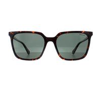 Polaroid Square Damen Havanna Grün Polarisiert PLD 4163/S Einheitsgröße