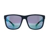 Polaroid Square Herren Matt Teal Grau Grün Spiegel Polarisiert PLD 2155/S Einheitsgröße