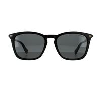 Polaroid Square Unisex Matte Schwarz Grau Polarisierte Sonnenbrille Einheitsgröße