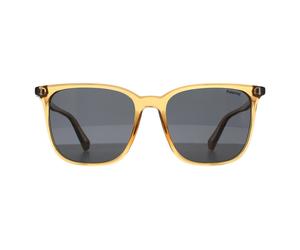 Polaroid Square Womens Transparent Beige Grau Polarisiert PLD 6226/S Einheitsgröße
