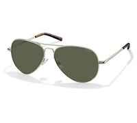 Polaroid Unisex-Erwachsene Pld 1017/S H8 3Yg 60 Sonnenbrille, Gold (Gold/Green)