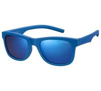 Polaroid Unisex-Kinder PLD 8020/S Jy Zdi 46 Sonnenbrille, Blau