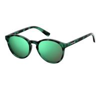 Polaroid Unisex-Kinder Pld 8024/S 5Z Phw 47 Sonnenbrille, Grün (Green/Greyt Green)