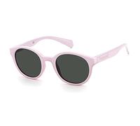 Polaroid Unisex Kinder PLD 8040/s Sonnenbrille, 35J/M9 PINK, 44