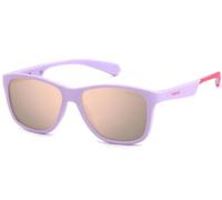 Sonnenbrillen Polaroid Pld 8052/s col. qck/jq Junior Squadrata Viola opaco