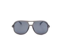 Polaroid Unisex-Sonnenbrille in Grau - Größe 57 | Brillen Herren