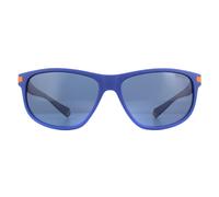 Polaroid Wrap Mens Blau Orange Blau Polarisierte Sonnenbrille Einheitsgröße