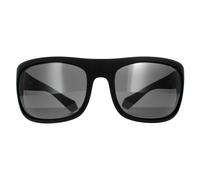 Polaroid Wrap Mens Schwarz Grau Grau Polarisierte Sonnenbrille Einheitsgröße