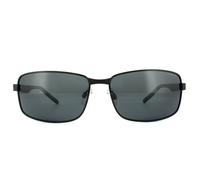 Polaroid Wrap Mens Schwarz Grau Polarisierte Sonnenbrille Einheitsgröße