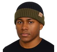 PolarWool™ L/XL/XXL Merino Wolle Waffelstrick Troyer Mütze Watch Cap Doppellagig 2 Styles Warme Winter Strickmütze Herren Damen