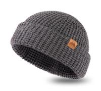 PolarWool™ L/XL/XXL Merino Wolle Waffelstrick Troyer Mütze Watch Cap Doppellagig 2 Styles Warme Winter Strickmütze Herren Damen